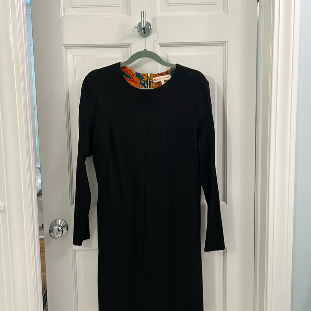 Jude Connally little black dress.